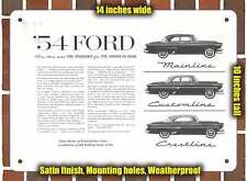 METAL SIGN - 1954 Ford picture