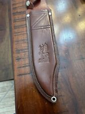 Title BROWN LEATHER SHEATH FOR Hunting Knife picture
