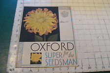 Oxford for the Super Seedsman, early but undated, big folding brochure picture