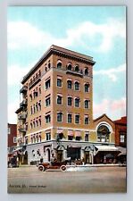Aurora IL-Illinois, Hotel Arthur, Advertising, Antique, Vintage Postcard picture