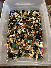 Buttons Assorted Mix Lot Vintage Around 4 Pounds +FAST SHIPPING picture