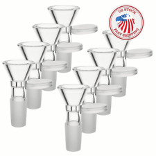 ( 8 PACK ) 14MM Male Glass Bowl For Water Tobacco Pipe Bong Replacement Head USA picture