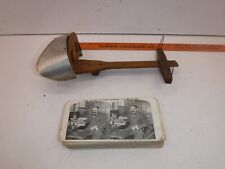 Antique/ Vintatge Stereoscope Photo Viewer & Stereoview 3D Photo Cards Lot picture