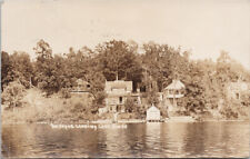 Lake James IN Indiana The Sugar Landing c1915 RPPC Postcard G52 picture