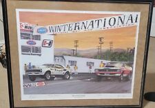 Ronnie Sox & Bill Jenkins Hand Signed NHRA Drag Racing Print picture