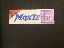 moxie vintage paper display sign picture