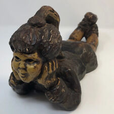 JARU By Robert Cole, 1971 Vintage Reclining Girl Ceramic Sculpture Marked picture
