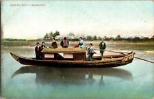 EARLY 1900'S. COVERED BOAT. YANEBUNE. JAPAN. POSTCARD TM7 picture