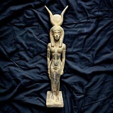 RARE ANCIENT EGYPTIAN ANTIQUES Hathor Statue Goddess of Sensuality Pharaonic BC picture