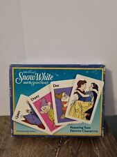 Vintage 1993 Disney Snow White Card Game Parker Brothers picture