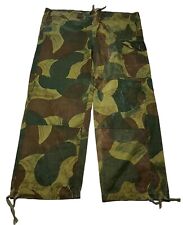 Vintage 50s Belgian Army camouflage Brushstroke Pants Military AO5 picture