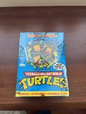 1989 Topps Ninja TurtlesTurtle Power Wax Box Unopened BBCE Wrapped  picture