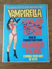 Vampirella #48 Signed by Caroline Munro Auto - Advertisement for Unmade Movie picture