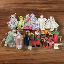 Lot 14 JUST DUCKY Ducks & Friends Handcrafted Artisan Ornaments 1980s VINTAGE picture