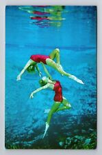 Weeki Wachee FL-Florida, Underwater Adagio Antique, Vintage Souvenir Postcard picture