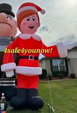 35' FOOT KRIS KRINGLE SANTA CLAUS IS COMIN' TO TOWN CUSTOM MADE INFLATABLE picture
