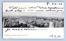 1906. TOPEKA, KANSAS, FROM STATE HOUSE DOME. POSTCARD 1A36 picture