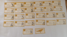 Lot. Vintage Advertising Foley & Co Medicines Bird Trade Card Letter Missing H picture