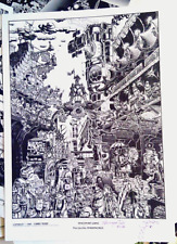 Larry Todd print signed doodled 1980 portfolio underground ART 3/15/80  picture
