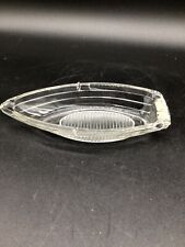 Vintage 1950’s Clear Glass Boat Astray Made in USA 6