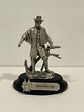 GENERAL ROBERT E. LEE Pewter Metal Statue Sculpture Figurine on base picture