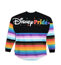 Disney Official Size Cast Member Spirit Jersey Mickey Rainbow Pride Medium picture