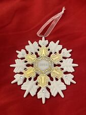 Hallmark Keepsake Snowflake Ornament 2014 Ruth Donikowski Microscopic Porcelain picture