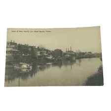 Postcard View of New Iberia Louisiana From Bayou Teche Vintage A371 Albertype picture