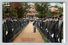 Soldiers Home CA-California, Memorial Day Review, Antique, Vintage Postcard picture