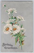 Postcard Happy Birthday Greetings Embossed c 1915 picture