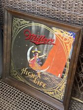 Vintage Miller High Life Mirror Sign picture
