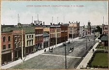 CHARLOTTETOWN, P.E. ISLAND,C.1910 P.C.(A68)~VIEW OF UPPER QUEEN ST. STORE FRONTS picture