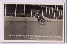 Doubleday Real Photo Postcard RPPC - Burwell Rodeo Cowgirl Grace Runyon picture