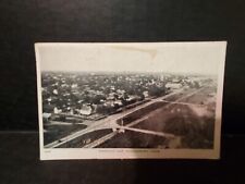 Posted Postcard RPPC Birds Eye View Schulenburg Texas # 1826 PM 1936 VTG picture