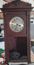 RARE antique German H.A.C. - Hamburg American Corp chime wall clock picture