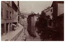 France, Annecy, les Anciennes Prisons, vintage print, ca.1880 vintage print t picture