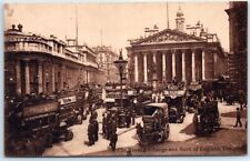 Postcard - The Royal Exchange and Bank of England - London, England picture