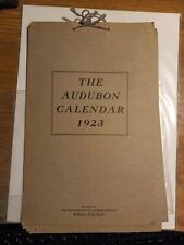 1923 The Audubon Calendar great bird art great condition picture