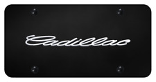 Cadillac Black Steel Plate with 3D  OEM Cadillac Text picture