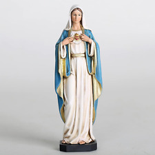 BC Catholic Immaculate Heart of Mary Figure, Virgin Mary Statue, Blessed Mother  picture