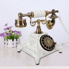 Antique Vintage European Style Old Fashioned Rotary Dial Phone Handset Telephone picture