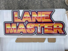 Unis Lane Master Arcade Game Replacement Signage (2 Piece Set) picture