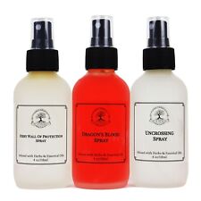 Uncrossing & Protection Spray Set Negativity Cleansing Hex Hoodoo Wiccan Spells  picture