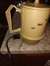 Vintage Mid Century Four (4) Cup Regal Poly Perk Portable Coffee Percolator Set picture