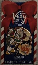 2015 Disney Mickey's Very Merry Christmas Party Passholder Pin Nephews LE 3000 picture