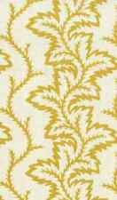 Jean Monro Botanical Stripe Linen Print Fabric- Seafern / Haystack Yellow 5 yds picture