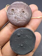 Genuine Rare Ancient Old Sassanian Era Arm Lago Stamped Natural Agate Stone picture