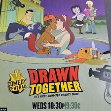 2004 Print Ad Drawn Together Promo Page Comedy Central Animated Reality Cartoon picture