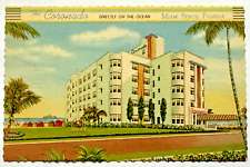 The Coronado Hotel Miami Beach Florida Exterior Art Deco Vintage FL Postcard picture