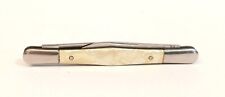 Vintage Imperial Pocket Knife 2 Blade Knife Mother Of Pearl Plastic Handle USA picture
